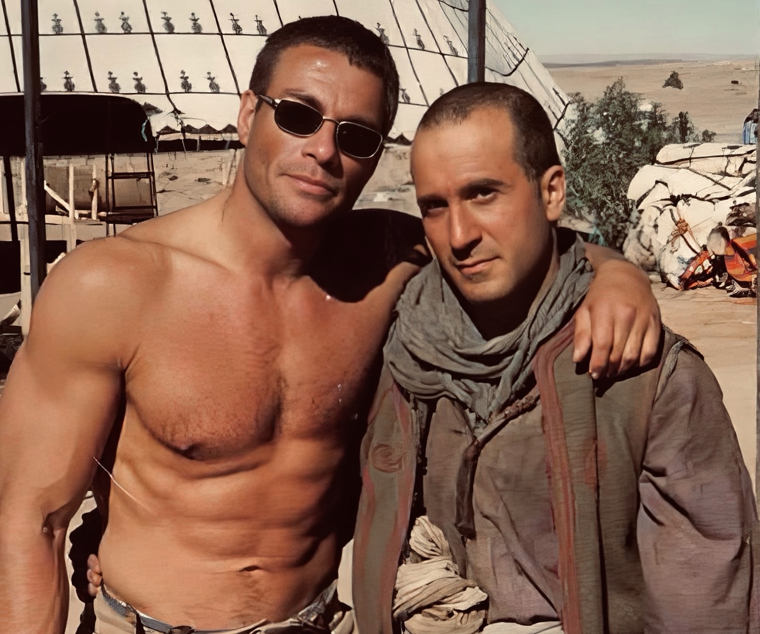 Peter Pedrero with Jean-Claude Van Damme