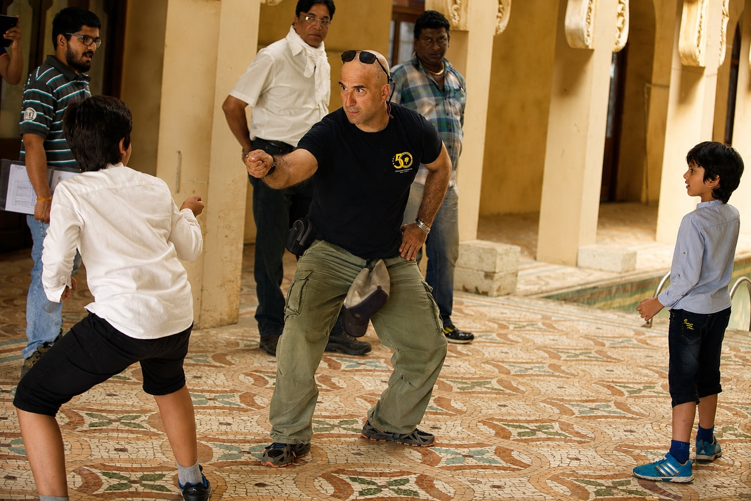 Peter leading an action rehearsal