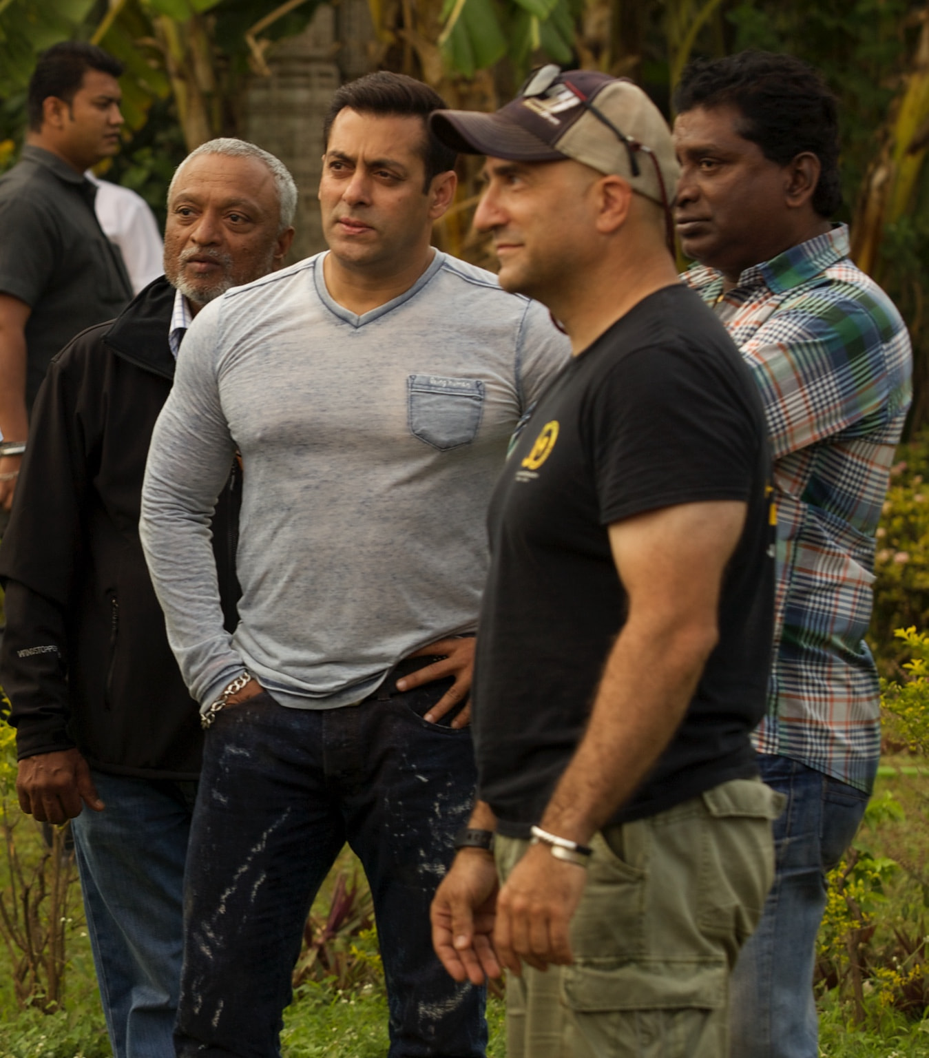 Peter on location with Salman Khan