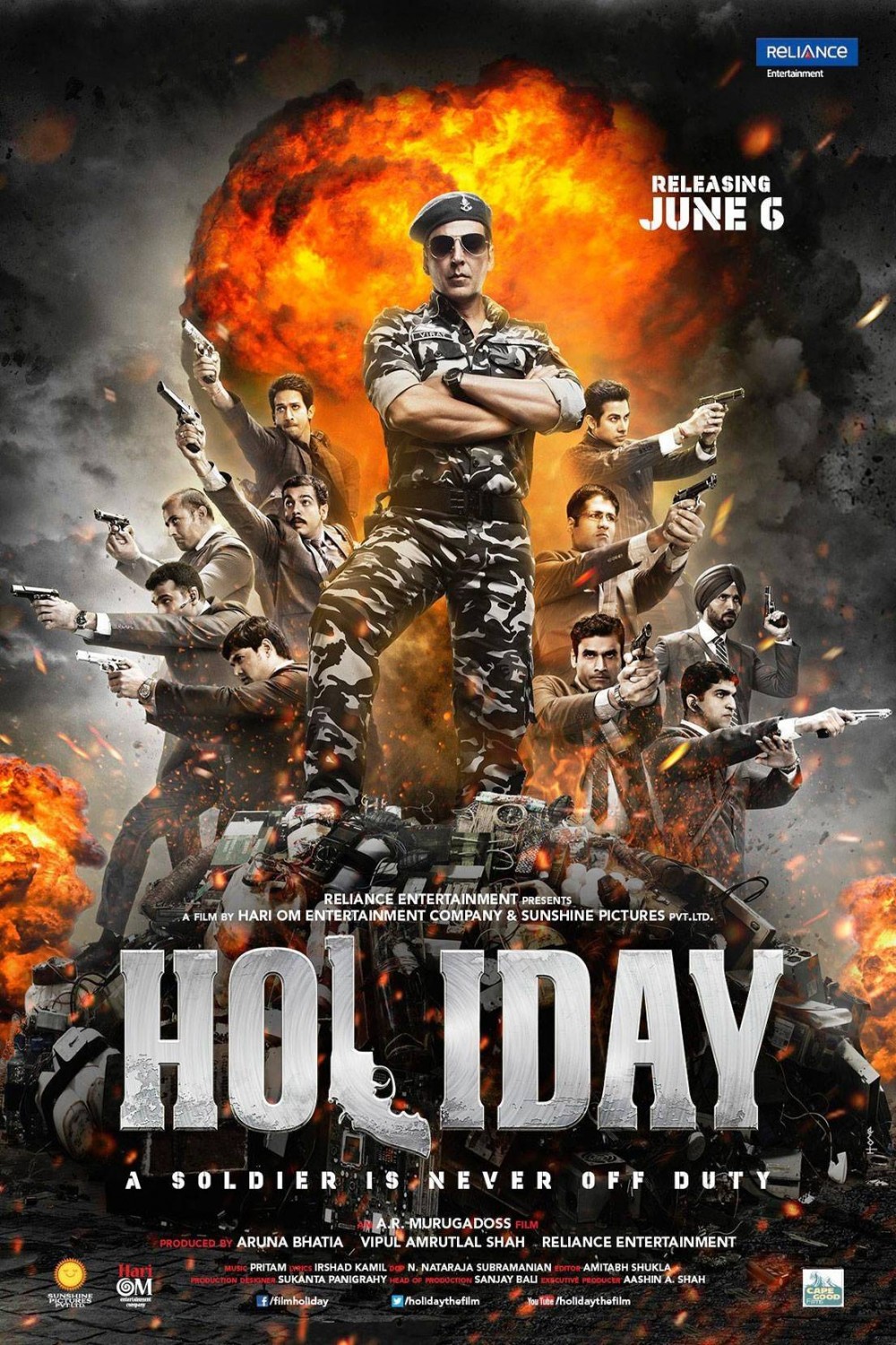 Holiday film poster